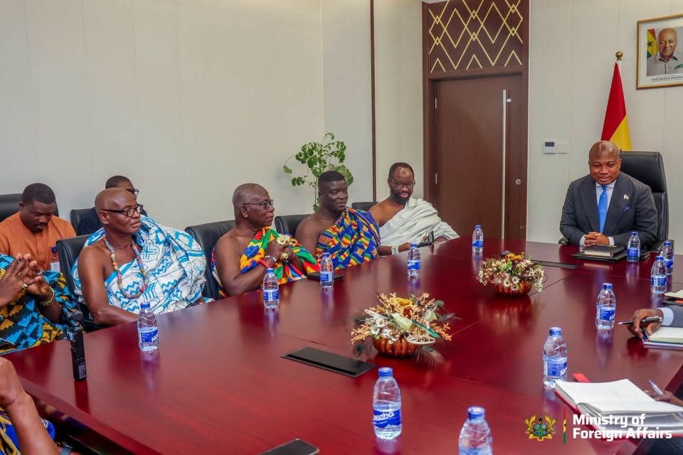 Volta Regional House of Chiefs congratulates Ablakwa, pledges stronger ties with Foreign Affairs Ministry
