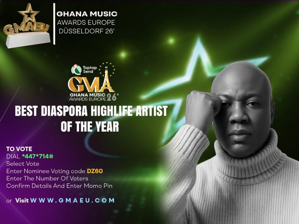 Muzic Mensah earns two Ghana Music Awards...