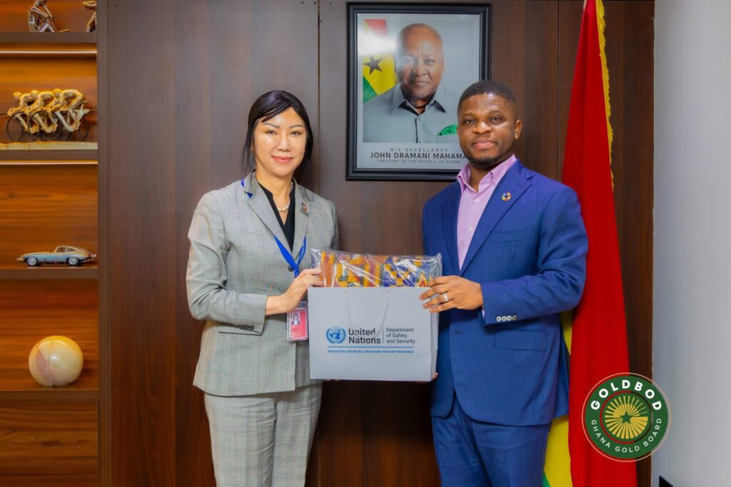 UN security official meets GoldBod CEO...