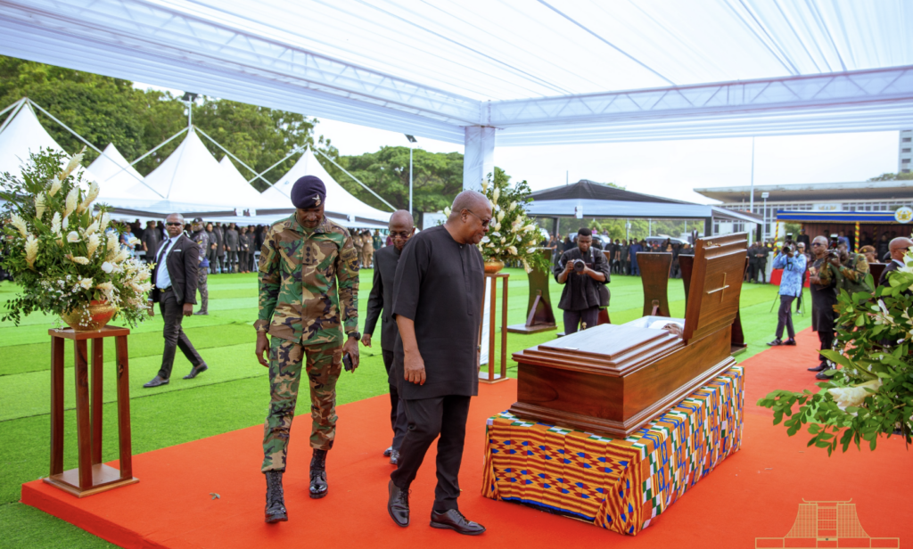 Mahama leads nation in bidding farewell to James Victor Gbeho