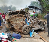 Two killed, six injured in fiery multi-vehicle crash near Bunso Junction