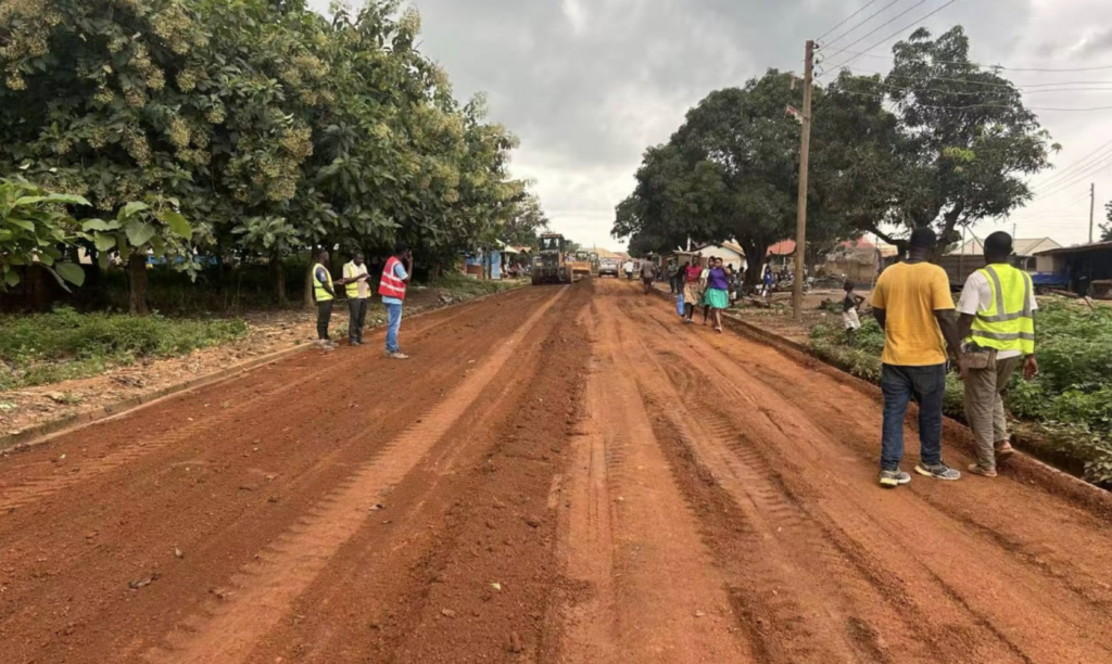 Kpassa-Merimeri road undergoes filling and ...