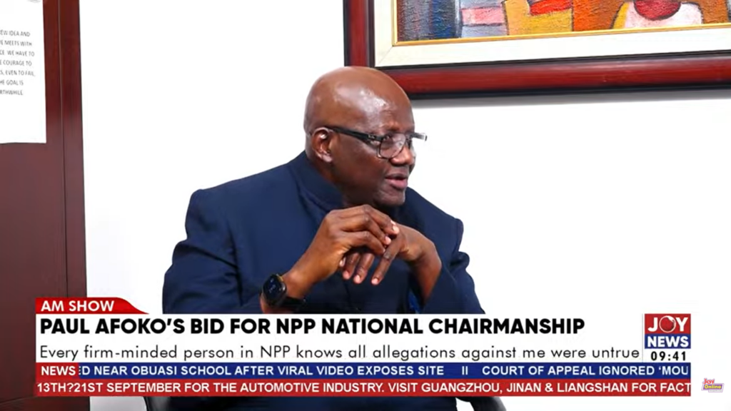 Paul Afoko calls for unity in NPP, cites...