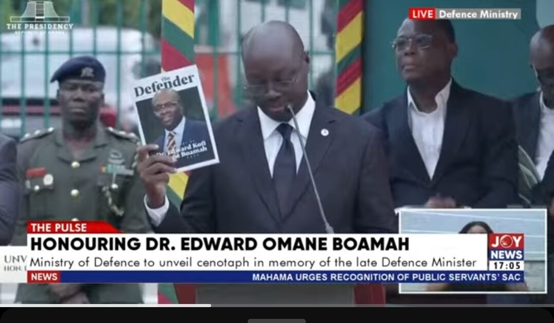 Defender Magazine to preserve Omane Boamah’s legacy of service and integrity – Ato Forson