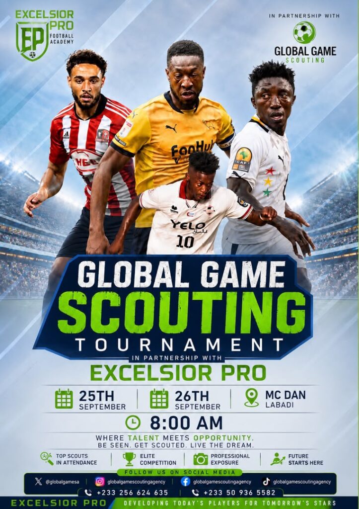 Global Game Scouting Tournament set for September in Accra