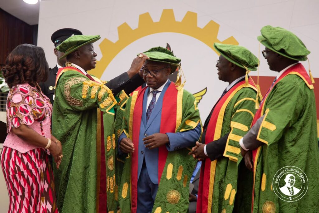 Prof. Christian Agyare officially assumes...