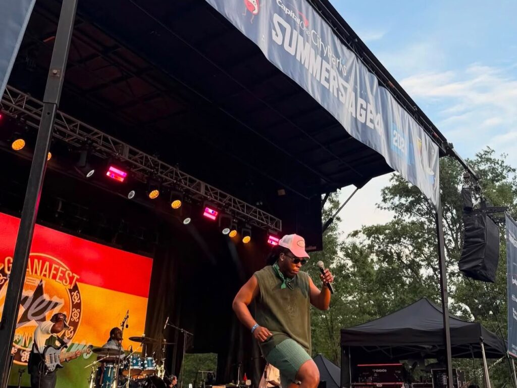 Edem flies Ghana’s flag solo at New York’s iconic SummerStage