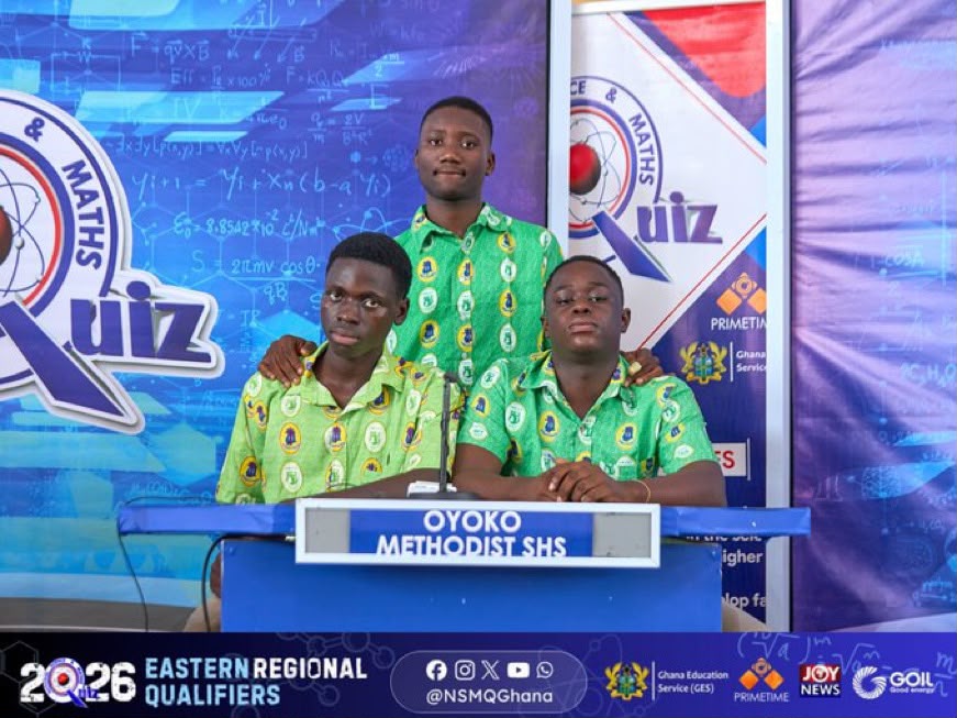 Oyoko Methodist SHS qualifies for 2026 NSMQ National championship after dominant regional showdown