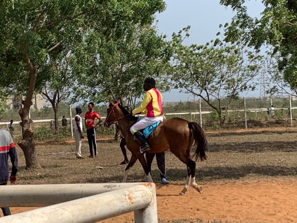 Accra’s only public horse racing course...
