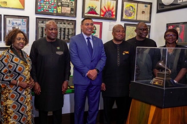 President Mahama tours Bob Marley Museum with Jamaican Prime Minister