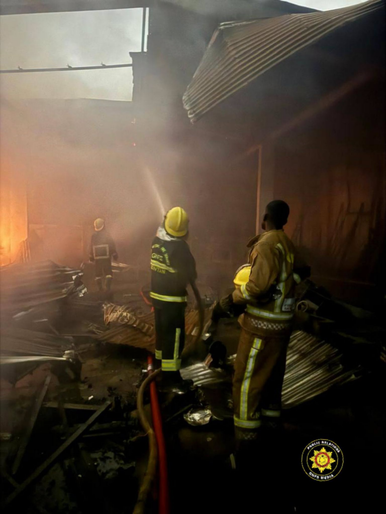 GNFS contains fire at Pantang furniture factory