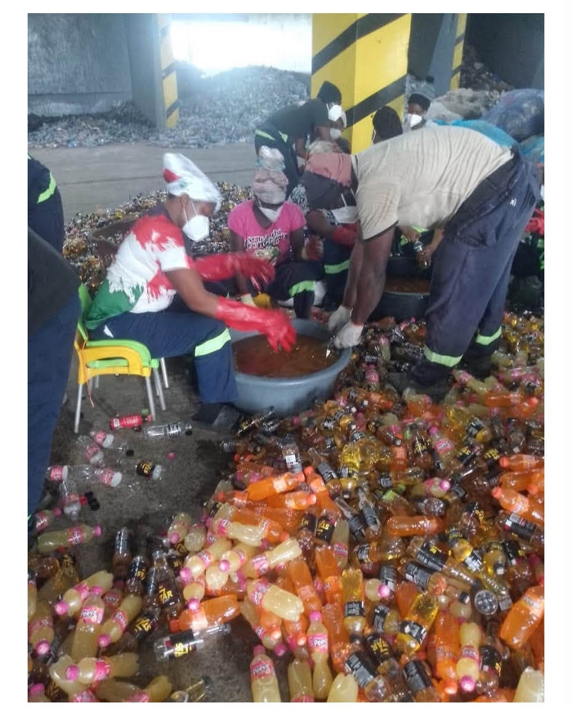 Ho Assembly destroys expired food products seized from warehouses