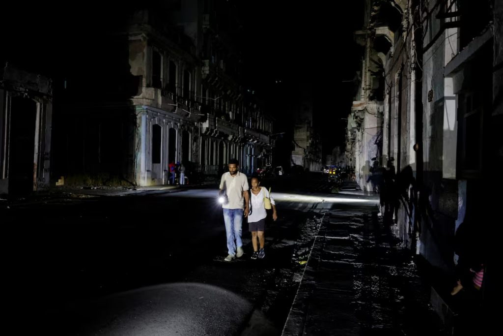 Cuba's national electricity grid collapses on Sunday