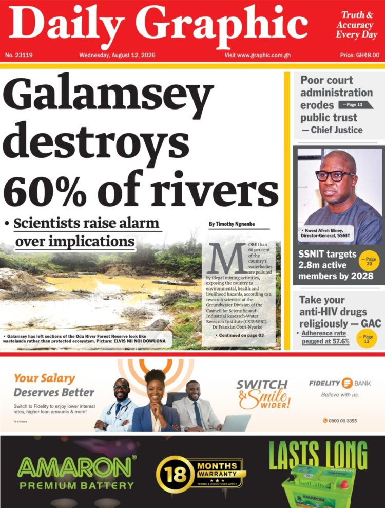 Today’s front pages: Wednesday, August 12, ...