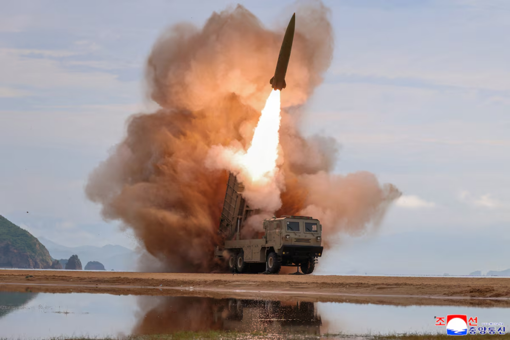 North Korea fires missile ahead of major US-South Korea drills