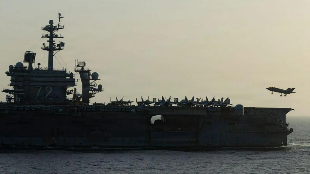 Conditions on US aircraft carrier at sea...