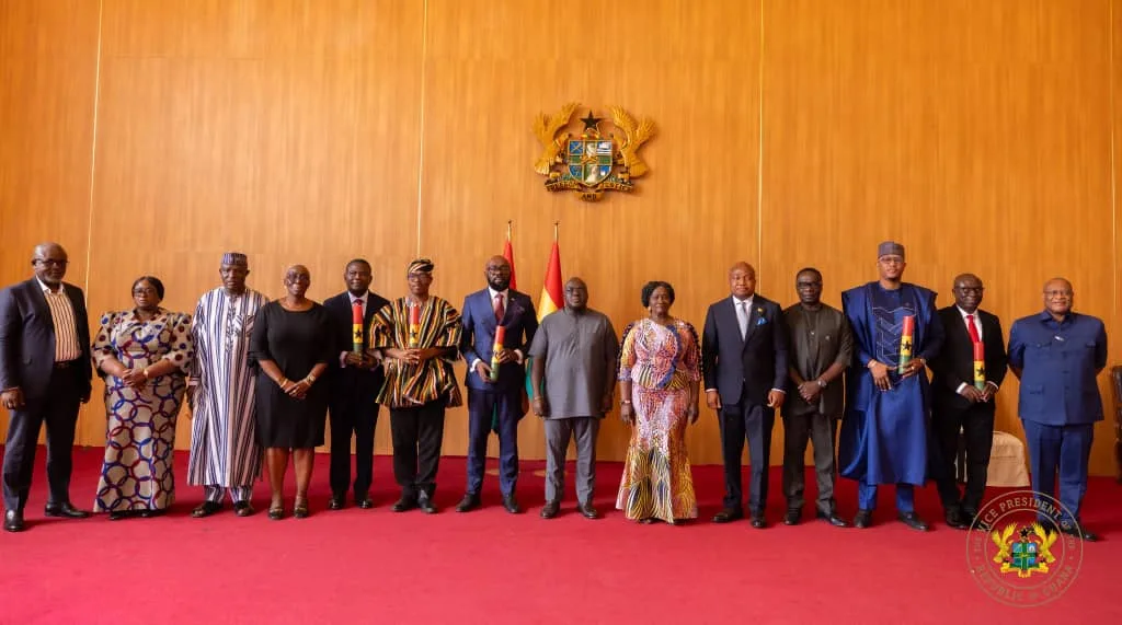 Veep commissions five envoys, charges them to advance Ghana's interests abroad