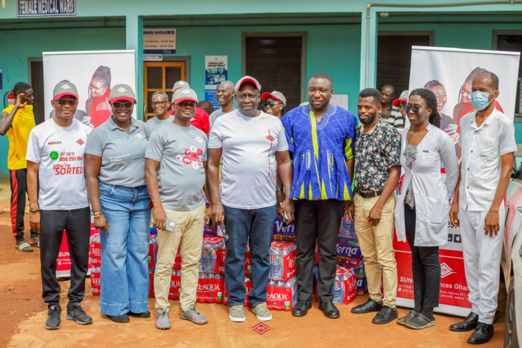 SUNU Assurances Ghana LTD extends support to Paediatric Ward of Holy Family Hospital, Techiman