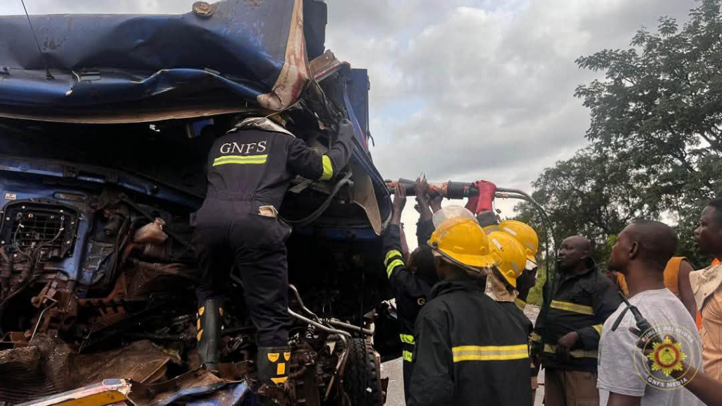 Trapped driver rescued after accident on...