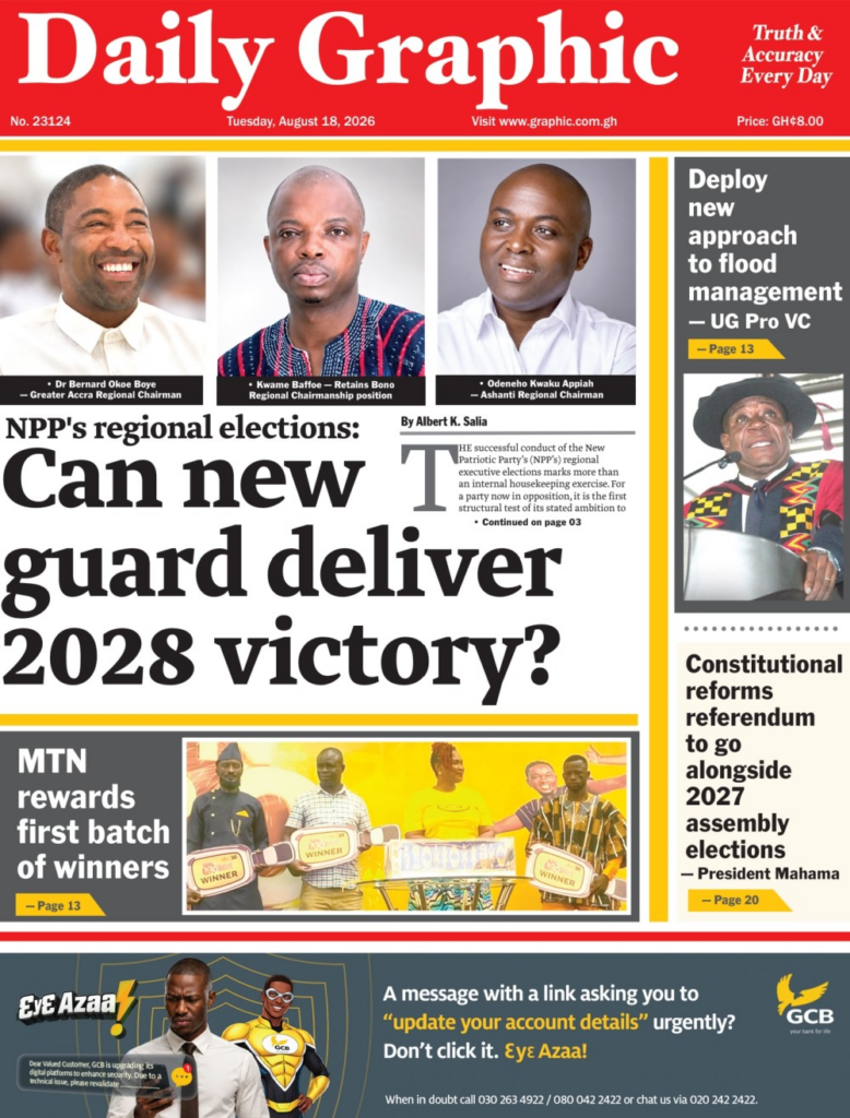 Today’s front pages: Tuesday, August 18,...