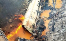 Seven casualties recorded after fiery collision on Accra-Kumasi Highway