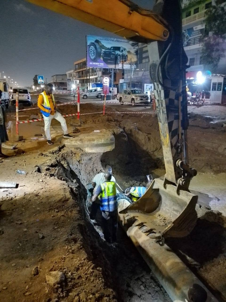 GWL restores water supply after damaged...