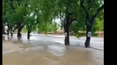Heavy rains flood Sandema, cut off roads and inundate homes