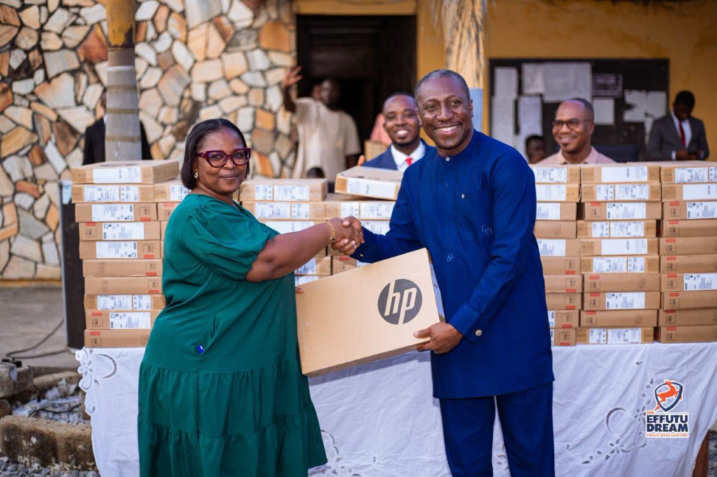 Afenyo-Markin donates laptops to newly...