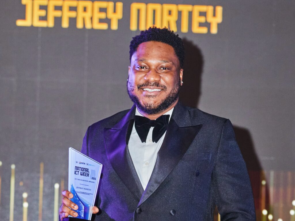 Jeffrey Nortey honoured for digital...