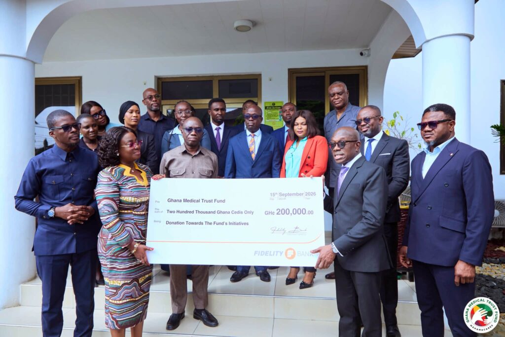 Fidelity Bank donates GH¢200,000 to Ghana Medical Trust Fund for vulnerable patients