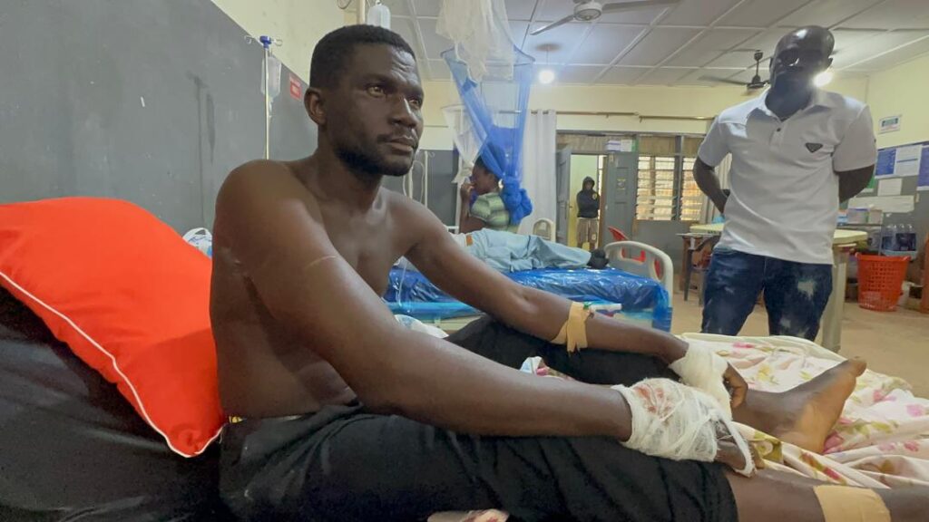 Civilian hospitalised after alleged machete attack by prison officers