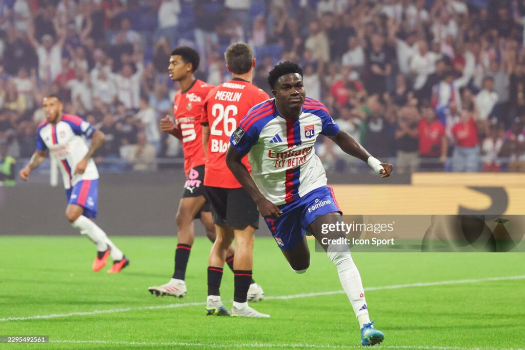 Ernest Nuamah scores twice as Lyon beat...