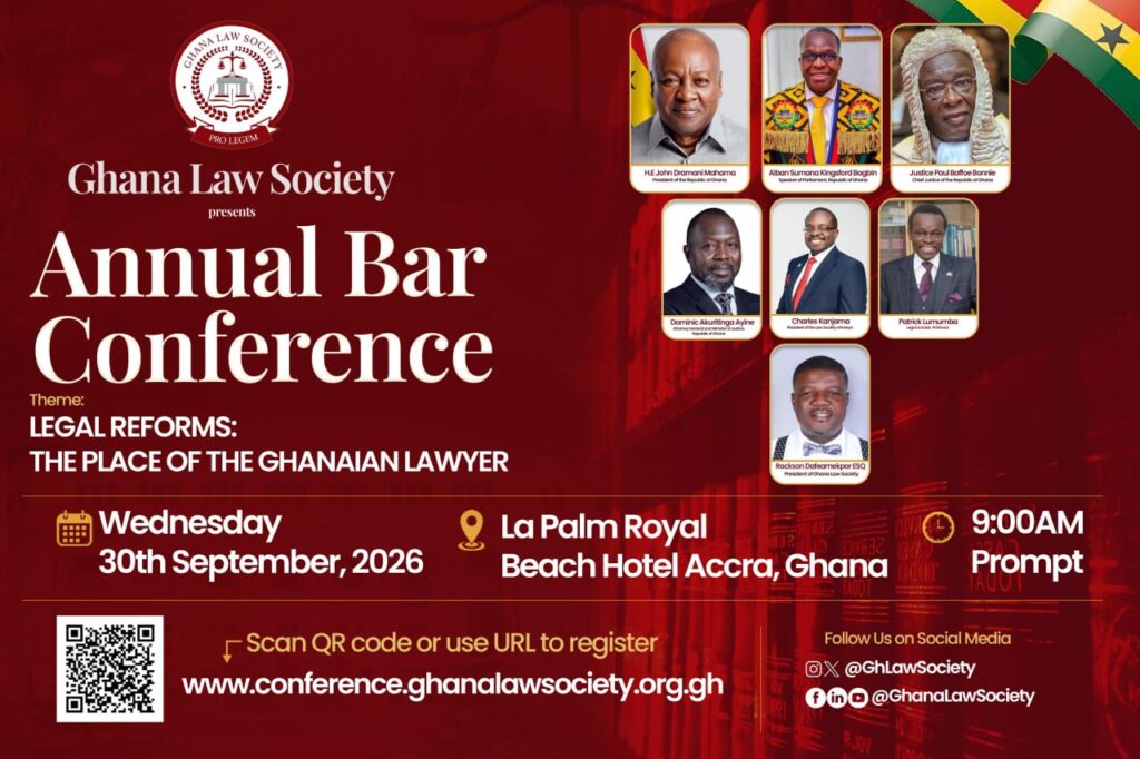 Ghana Law Society sets September 30 for...