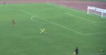 Danlad Ibrahim on crutches after suffering injury against Aduana FC