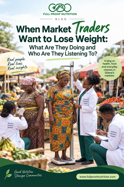 When market traders want to lose weight:...