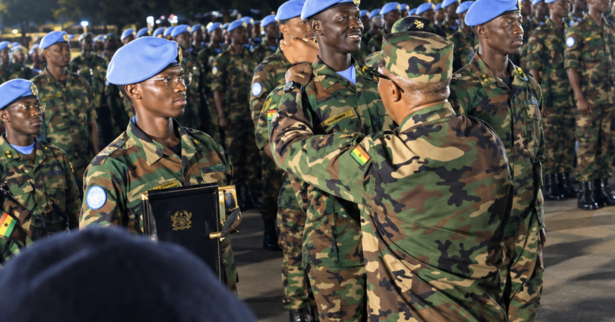 Ghana Battalion 92 returns home after successful Lebanon peacekeeping mission