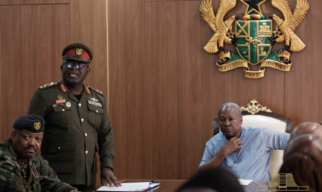 Mahama briefed on recent narcotic...