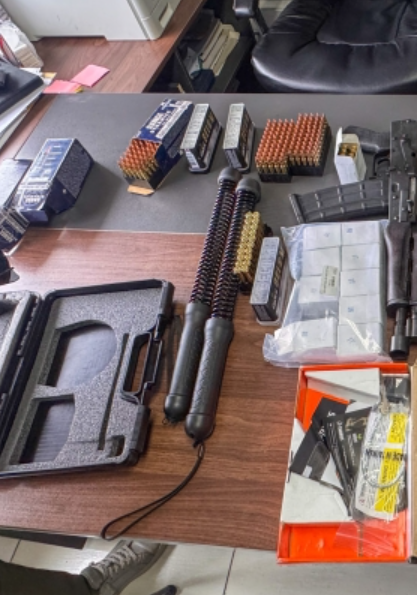 Customs intercepts assault rifle, two...