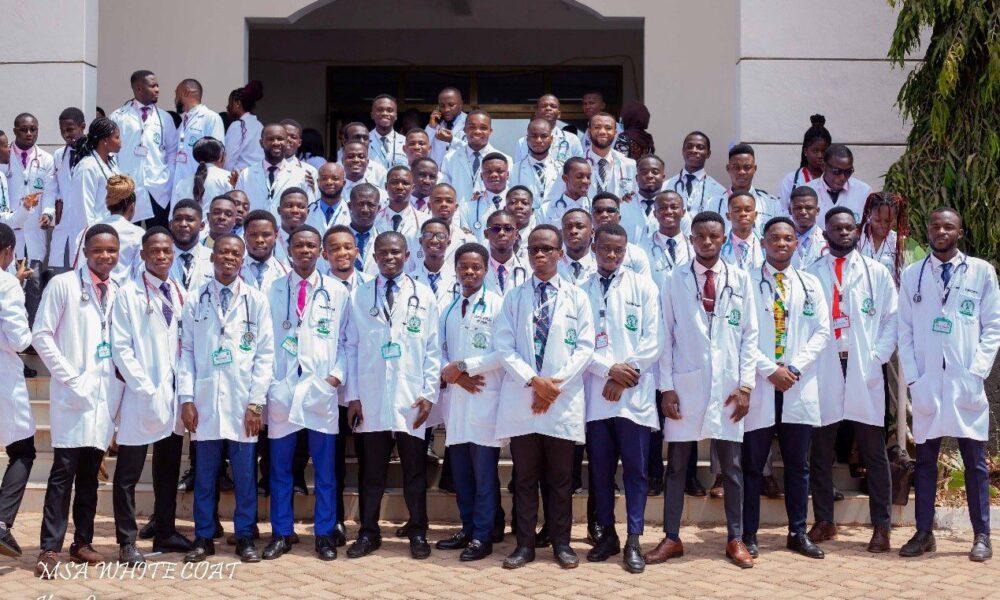 Stranded Ghanaian medical graduates in...