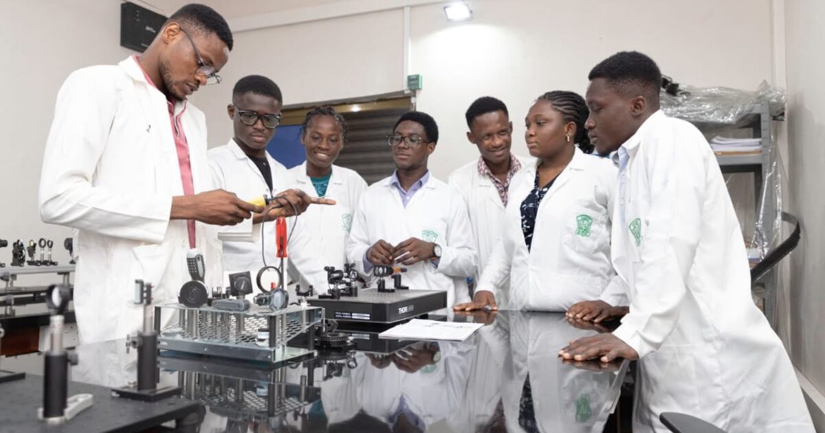 KNUST opens new optics lab to boost photonics research and training in Ghana