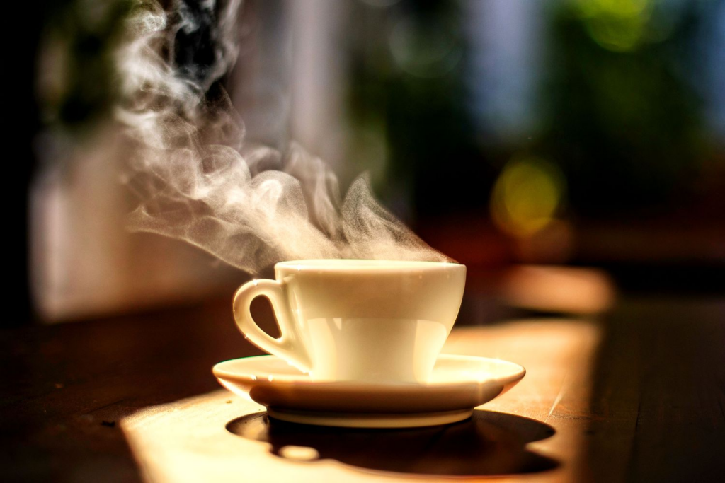 Very hot drinks may damage the food pipe...