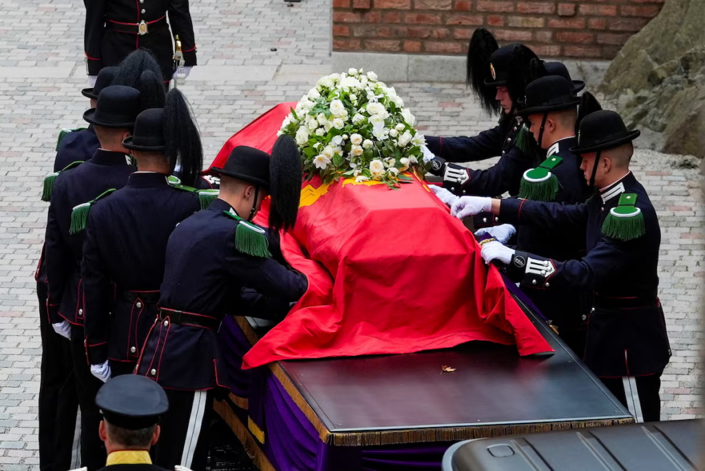 With large crowds attending, Norway lays...