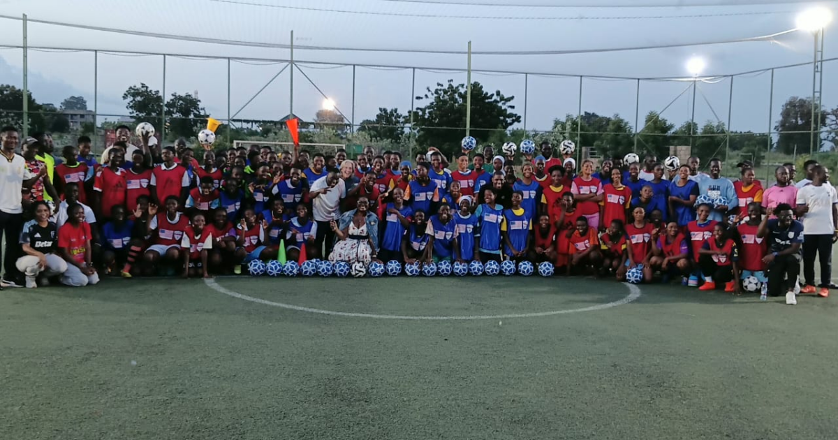 U.S. Embassy launches girls' soccer initiative in Ghana to build leaders on and off the pitch