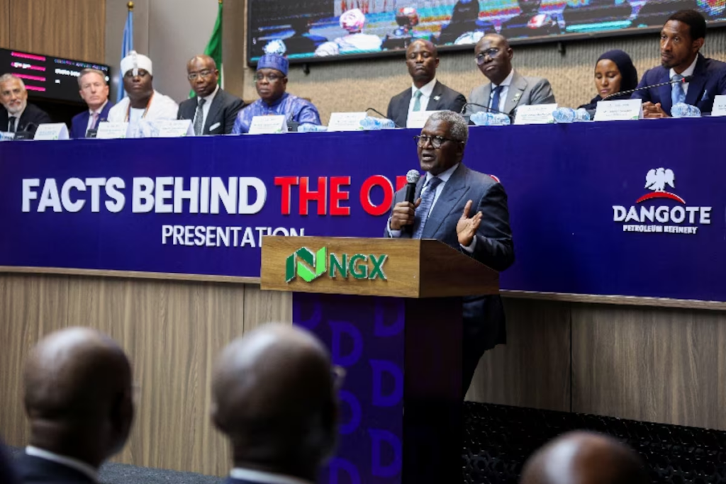Billionaire Dangote launches oil refinery...