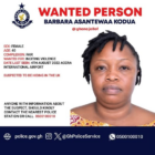 Police declare Barbara Asantewaa Kodua ‘Ghana jollof’ wanted over alleged incitement violence
