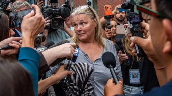 Woman charged with juror intimidation in Lindsay Clancy trial