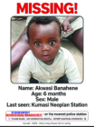 5-month-old baby stolen at Asafo Market, police launch manhunt for female suspect