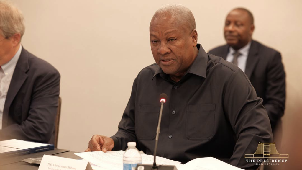 Photos: Mahama engages global leaders in...