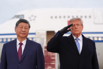 Trump offers warm welcome as China’s Xi arrives for US visit