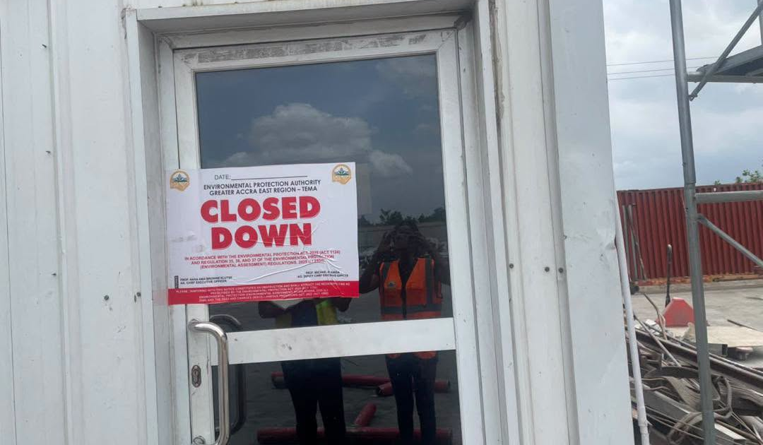 Ghana EPA: Shuts Down Ponlok Company Over Environmental Violations